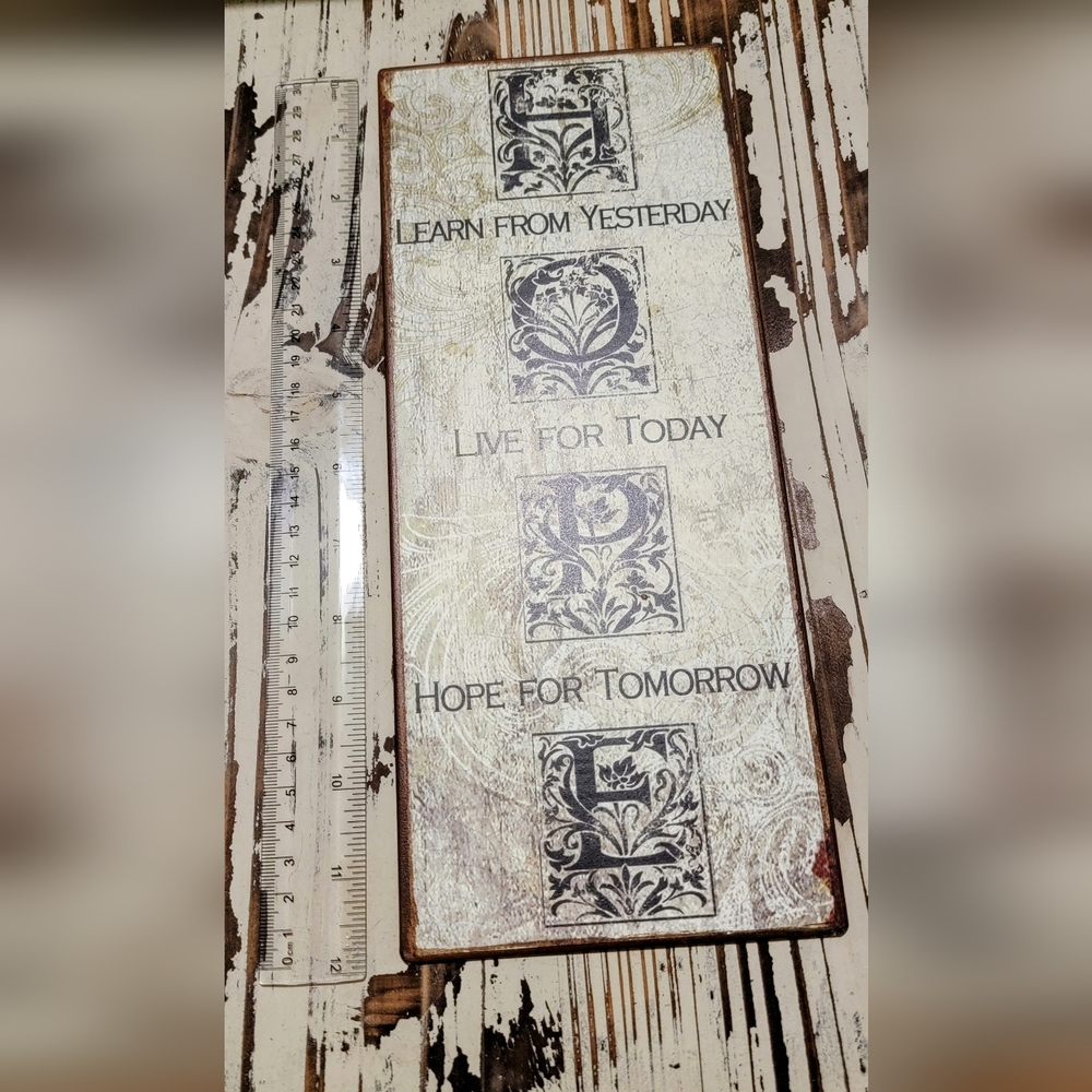 HOPE Metal Sign